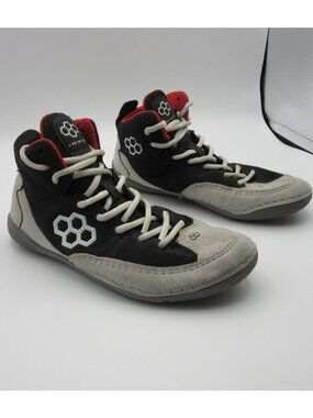 Rudis Wrestling Shoes Mens 4.5 Womens 6 EU 36 Black Red Gray Lace Up